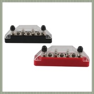 ( S U Z B )Positive Negative Bus Bar Battery Power Distribution Block 4 x M6 Car Terminal Block Stud