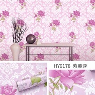 Silver Rose Pink Batik Wall Paper 4m to 5m x 45cm
