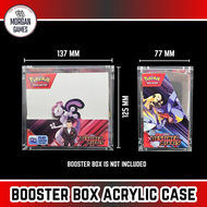 【Morgan Games】[Ready Stock] Acrylic Display Case for ETB & Booster Box | Pokemon ETB & Booster Box