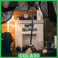 [Colaxi] Halloween Witch Broom, Spooky Sounds Light Up Moving Dancing Broom, Witch