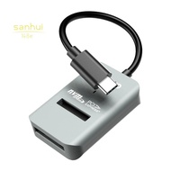M.2 NVME to Type-C USB 3.1 Adapter Type-C M2 PCIE NVME SSD Adapter Tool-Free Supports2230/42/60/80/2