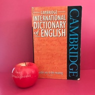 INTERNATIONAL DICTIONARY OF ENGLISH : cambridge Second Hand