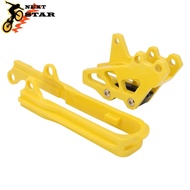 Motorcycle ABS Plastic Chain Guard Guide + Swingarm Chain Slider For Suzuki DRZ400 DRZ400E DRZ400S D