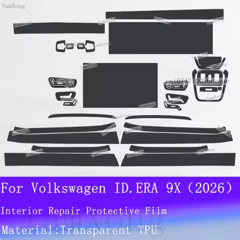 Car Navigation Dashboard Screen Sticker For Volkswagen ID.ERA 9X Interior Kit Protective Gearbox Cen
