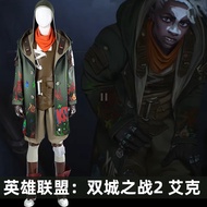 Ekko Arcane Cosplay Costume Game LOL The Boy Who Shattered Time Ekko Cosplay Suit Halloween Party Un
