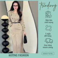 Long designed dress designed by Huong fashion