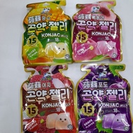 CAPTAIN DOLPHIN FRUIT KONJAC JELLY 20GX15PCS/PACK (4 FLAVOURS)(HALAL)