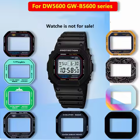 DW-5600 screen protector for Casio DW5600 GW-B5600 DW5635 small square watch mirror frame tempered g