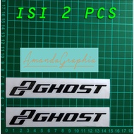 Cutting Sticker Sepeda MTB Ghost