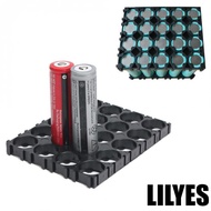 LILYES Battery Pack Lithium Cell Plastic Holder Batteries Battery Bracket Cylindrical Practical Storage Case 18650/Multicolor