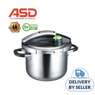 Asd 6lt 18/10-3ply S/Streel Ultra Fast Pressure Cooker