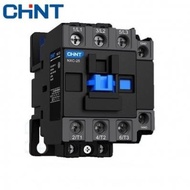 (Chint) 3-phase Contactor 25A, NXC-25 control voltage 220VAC and 380VAC bearing 11KW motor load