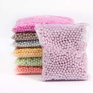 [NO Hole] Many Colors ABS Imitation Pearls Round Beads NO Holes DIY Bracelet Earrings Charms Sewing 