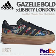 Adidas Originals Gazelle Bold × Liberty London Black - Women's Shoes
