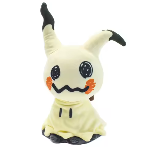 Mimikyu Plush Toys Collectible Soft Plushies Cute Shiny Mimikyu Stuffed Animal Cartoon Eevee Espeon 