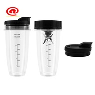 Blender Replacement Parts for , 2 24Oz Cups with To-Go Lids, 7 Fins Extractor Blade, for   Auto IQ