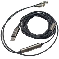 mmcx nlon braided DAC 31993 Type C earphone cable with mic
