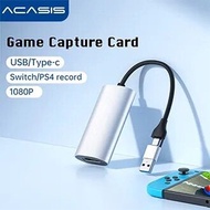Hdmi capture video acasis dual usb live streaming obs vimix - vc001