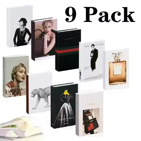 Fake Books Decoration For Home Decorative Books Modern Simulation Fashion Book Luxury Home Decor Clu