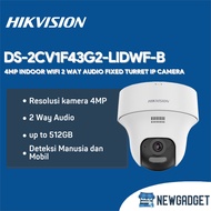 HIK-VISION DS-2CV1F43G2-LIDWF-B 4MP INDOOR WIFI 2 WAY AUDIO FIXED TURRET IP CAMERA