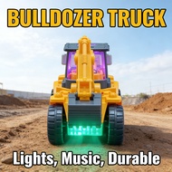 Bulldozer Construction Excavator Backhoe Engineering Car Toys Play Vehicle Truck