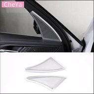 For BMW iX1 X1 U10 U11 2023-2024 Car A-pillar Tweeter Decorative Frame Stainless steel Interior Modi