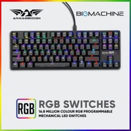 Armaggeddon SMK-9R RGB Falconet Outemu Switch Mechanical Keyboard | 87 Key Low-Profile | 16.8 Millio