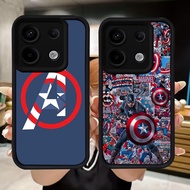 Q35 Captain America soft Casing for Xiaomi Redmi 15C poco M7 X6 13T 13C Note 13 M6 Neo Pro Plus 5G