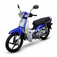 Body Cover Set Honda Ex5 Dream 110 Fi ( Blue Biru ) 100% Honda Original