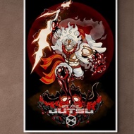 White Frame wall Canvas painting, general Anime theme, exclusive decor painting Titan 360, size 30x4