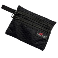 Hanuman Coin Purse Coin Wallet 2 Zippers - Black