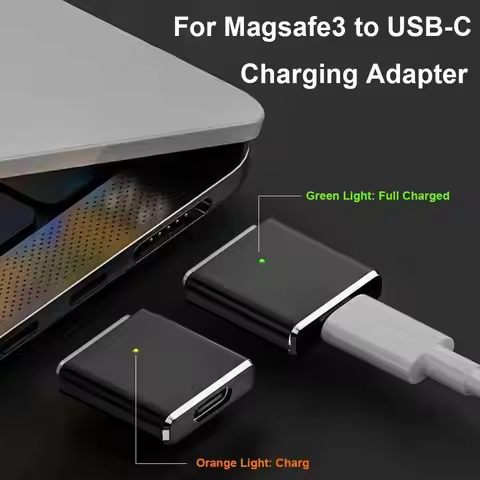 USB Type C to MagSafe Magnetic Charging Cord Converter Laptop Charging for MacBook Pro for Air 100W 