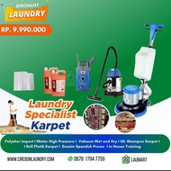 paket usaha laundry Karpet
