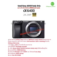 Sony A6400 Camera 24.2MP 4K movie 16-50mm PZ Kit Lens สุดยอดกล้องระดับแชมป์ มืออาชีพภาพนิ่งและวิดีโอ