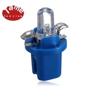 10Pcs LED Bulb Meter Dash B8-5D T5 Lamp with Holder Blue Tuning Auto Car Light
