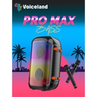 PRO MAX BASS Speaker Karaoke Besar Super Bass 15 Inch Polytron 2 Mic