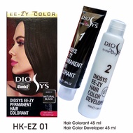 Diosys EE-ZY Permanent Hair Colorant Pewarna Rambut Cream 100ml - 45ml | Kelontong Cantik