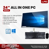 LPO Hailan M1024 All in One PC Intel Core i5-7400 3.00Ghz 8GB DDR4 128GB SSD Intel HD 630 24" FHD Wi