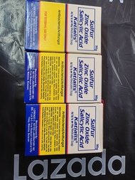 Soap medicated Soap sulfur zinc oxide salicylic acid
