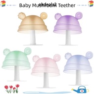 DEALSHOP Baby Teething Toys, Snack Bowl Silicone Baby Mushroom Teether, Cute Soft Multi-color Anti-h