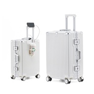 GOTURE กระเป๋าเดินทางคุณภาพ 20/24 นิ้ว กระเป๋าเดินทางมัลติฟังก์ชั่นโครงอลูมิเนียมพร้อมกระเป๋าเดินทาง