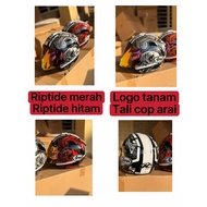 Helmet Arai Riptide ram 3 logo tanam