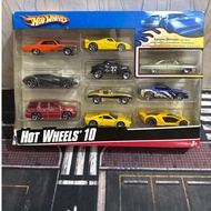 Hot Wheels 10 Pack Custom 64 Galaxie, Ferrari FXX, Ferrari 288 GTO, Pontiac GTO, Pass n Gasser, Impa