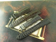 NOS 倉底 AR ARMANI 22MM 真皮錶帶 FIT 16MM扣