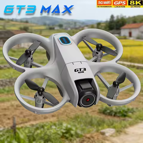 2026 New GT3 MAX 8K HD Drone GPS Professional Aerial Avoiding Obstacle 4.3" Remote Control Brushless