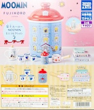 全新 日版 Takara Tomy T-ARTS 小肥肥一族 姆明 富士琺瑯 Fujihoro Japan MOOMIN 微縮廚具系列 Vol.2 全5種