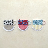 Tea Cup & Coaster Pouch by mnw.curated (Pouch/ Coin Purse/ Multipurpose Wallet with Cup and coaster 