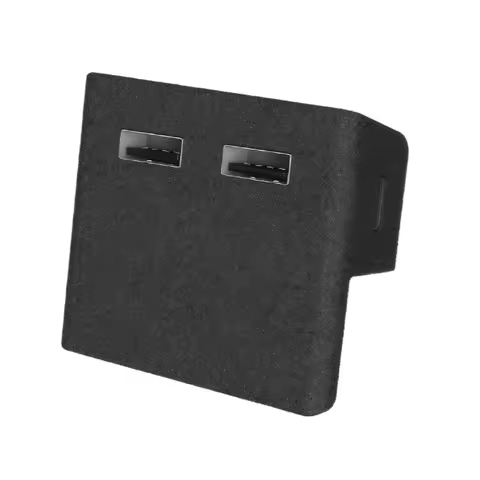 USB Shunt Hub Docking Station for Tesla Model 3 Y Quick Charger 3 USB Shunt Hub Flocking Adapter Pow