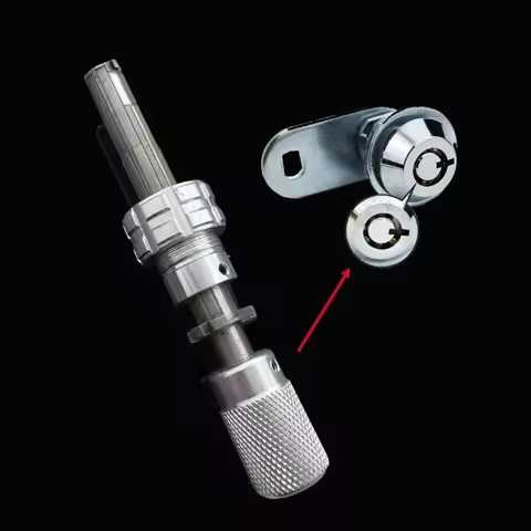 New Lock Tools 1Pcs 7 Pin Advanced Tubular Lock Tool Set For Padlock Tool Cross Pic-ik Tubular Pick 