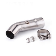 For Yamaha FZ8 FZ8N FZ8S Motorcycle Exhaust System Modified Middle Link Pipe Connect 51MM Exhaust Mu